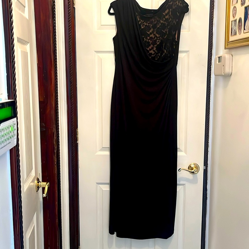 Long evening gown.